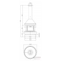 Дровяной камин Traforart Zeus Central Enclosure