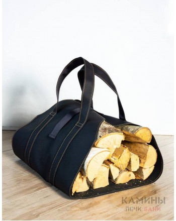 Переноска для дров Vienna экокожа