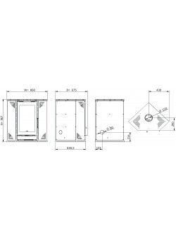 Печь-камин Solzaima K4 Eco