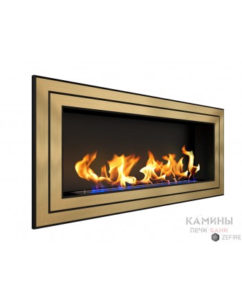 Биокамин Sirius 1500 латунный (Zefire)