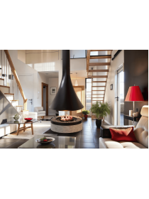 Островной камин AVES 10 ВЕНЕЦИЯ