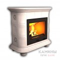 Изразцовый камин Прованс КимрПечь центральный однотонный А