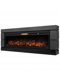 Каминокомплект: Очаг Royal Thermo Aurora RTFP/P-AR60LS, портал Moderno 60, графит