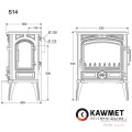 Чугунная печь KAWMET Premium S14 6,5 кВт Чугунная печь KAWMET Premium S14 6,5 кВт