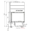 Каминная топка Hoxter ECKA 76/45/57Rh Правосторонняя Каминная топка Hoxter ECKA 76/45/57Rh Правосторонняя