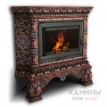 Изразцовый камин Кострома КимрПечь угловой Роспись Изразцовый камин Кострома КимрПечь угловой Роспись