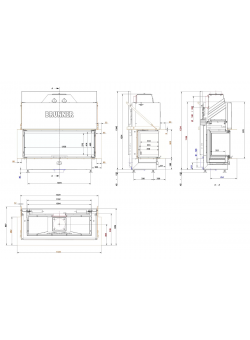 Газовый камин Panorama BKH 45-35-120-35