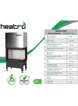 Каминная топка Heatro 55PH black