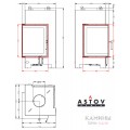 Каминная топка АСТОВ П2С 440