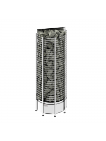 Печь для бани SAWO TOWER вертикальная, пристенная, 8 кВт, TH6-80NS-WL, выносной пульт (пульт и блок мощности докупаются отдельно)