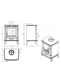 Печь Nordflam Erino