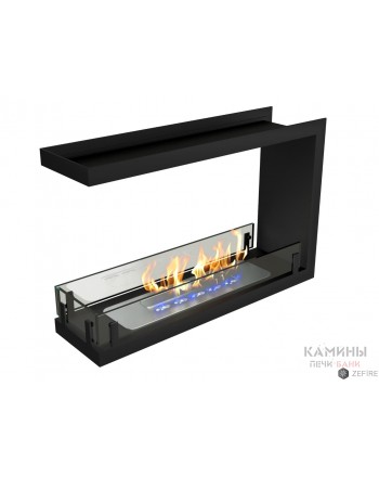Биокамин Contour торцевой сквозной 700 (ESTETIC FLAME) Zefire