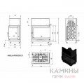 Каминная топка Kratki Amelia/P/BS/Deco Каминная топка Kratki Amelia/P/BS/Deco