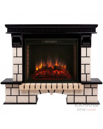Электрокамин Stone 26 AO с очагом Epsilon 26