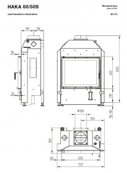 Каминная топка Hoxter HAKA 60/50S