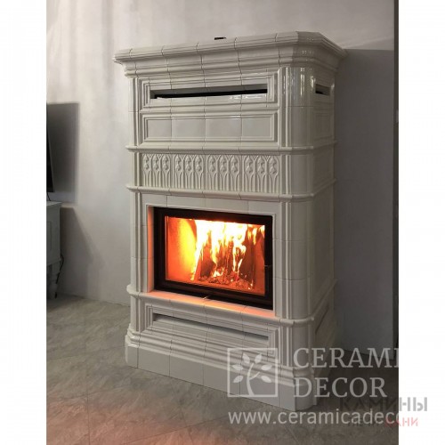 Печь камин "под ключ" с каминной топкой Астов М700Б.