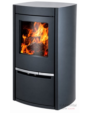 Дровяная печь-камин Ember IS5L rounded sides