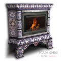 Изразцовый камин Кострома КимрПечь угловой Роспись Изразцовый камин Кострома КимрПечь угловой Роспись