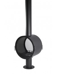 Островной камин LOFT-30 с двумя дверцами