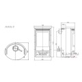 Печь-камин ABX Arktis 8