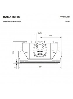 Каминная топка Hoxter HAKA 89/45T