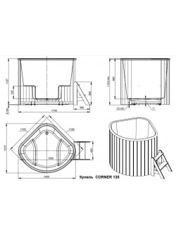 Купель Corner 130