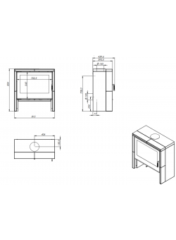 Печь Nordflam Maxel