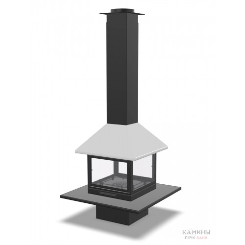 Закрытый центральный камин Traforart Vulcano