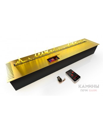 Автоматический биокамин ZeFire М 1400 латунный с ДУ (ZeFire)