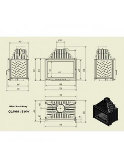 Каминная топка Kratki Oliwia