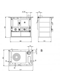 Печь камин La Nordica Termorosa DSA