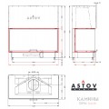 Каминная топка АСТОВ П3С 12057