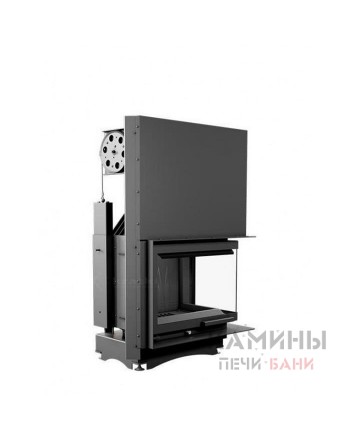Каминная топка Kratki Maja/P/BS/G (угловое стекло справа,гильотина)