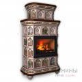 Изразцовый камин Истра КимрПечь пристенный двухъярусный Художественный Изразцовый камин Истра КимрПечь пристенный двухъярусный Художественный