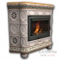 Изразцовый камин Медальон КимрПечь угловой Роспись Изразцовый камин Медальон КимрПечь угловой Роспись