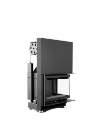 Каминная топка Kratki Maja/P/BS/G (угловое стекло справа,гильотина)