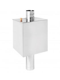 Бак на трубе нерж. прямоугольный