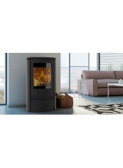 Печь-камин Lotus Jubilee 25 Indian Night without wood storage compartment door