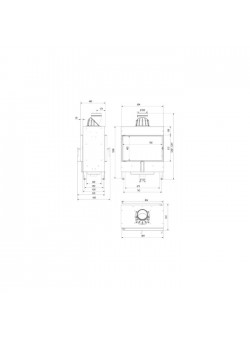 Каминная топка Kratki Lucy/14/T