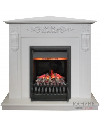 Электрокамин RealFlame Dominica Corner WT с Oregan 3D