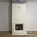 Облицовка каминной топки Schmid Lina 7363h в универсальной коллекции белого цвета