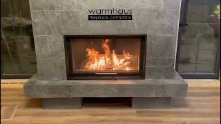 Каминная топка Warmhaus Flat 10057h — стиль, тепло и надежность