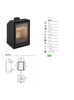 Печь камин Rocal Arc 40V