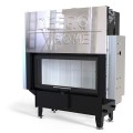 Каминная топка Defro Home RIVA LA G с водяным контуром и подъемом стекла вверх