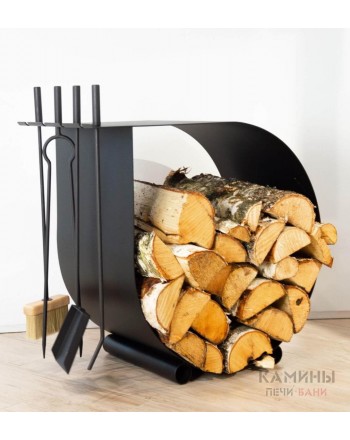 Дровница Alpha с аксессуарами