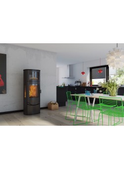 Печь-камин Lotus PRIO 7 - with side glass panel