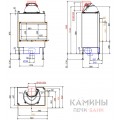 Топка-камин Brunner ECK BKH 42-66-42 DTR угловая правая Топка-камин Brunner ECK BKH 42-66-42 DTR угловая правая