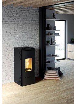 Печь-камин Invicta Talo 11 идеально подходит для распределения теплого воздуха по нескольким комнатам