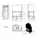 Каминная топка Kratki MBO/L/BS/G