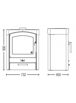 Печь-камин Austroflamm Pallas